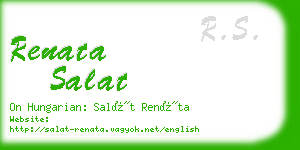 renata salat business card